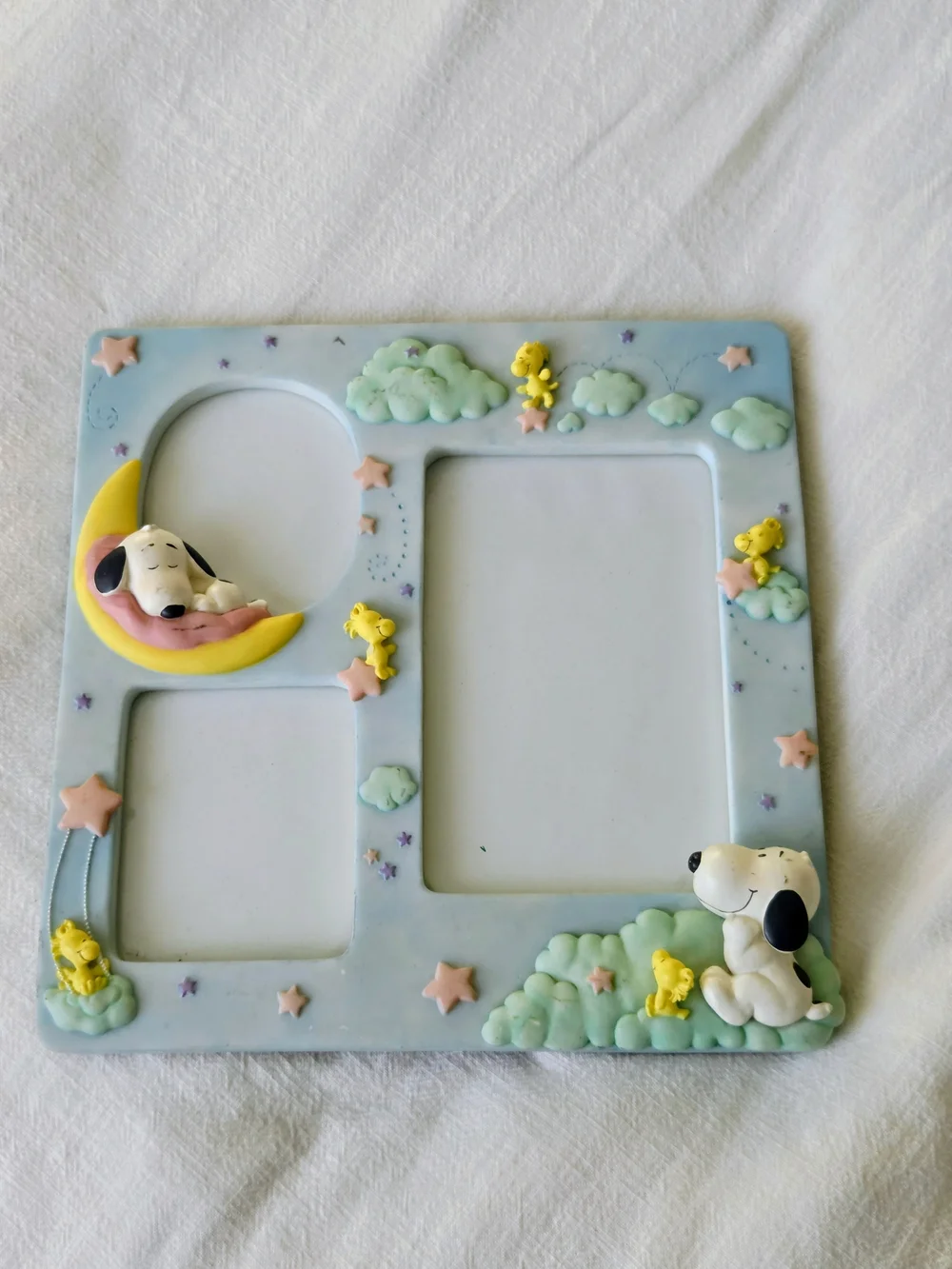 Vintage Little Snoopy & Woodstock Ceramic Multi Photo Frame: 9